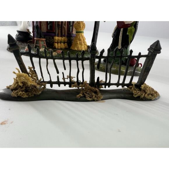 Dept 56 Halloween Snow Village House Witch Way Flight School Video Decoration - Picture 10 of 16